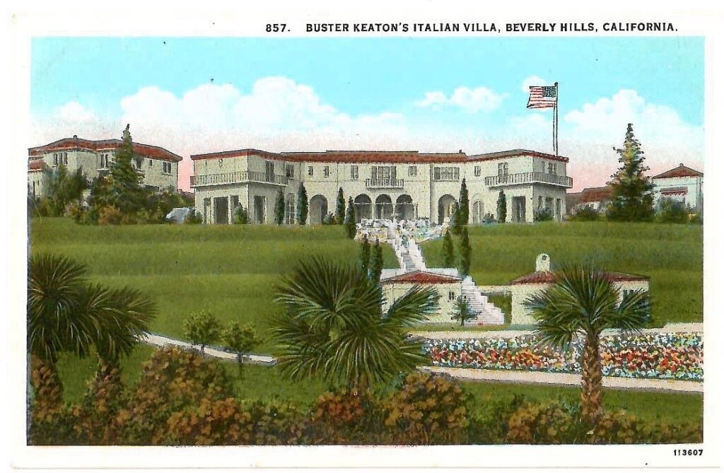 Buster Keaton's Italian Villa — Parlor, Bedroom and Bath filming location in Beverly Hills