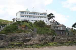 Burgh Island Hotel — Agatha Christie's Miss Marple: Nemesis filming location in Bigbury-on-Sea