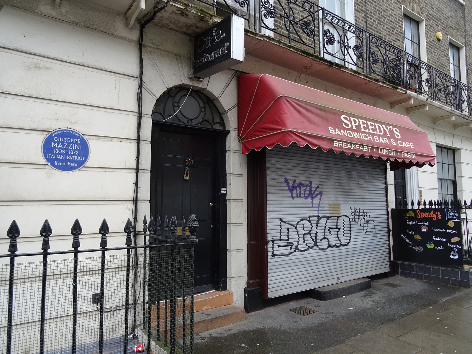 187 North Gower Street (Sherlock's 221B Baker Street)
