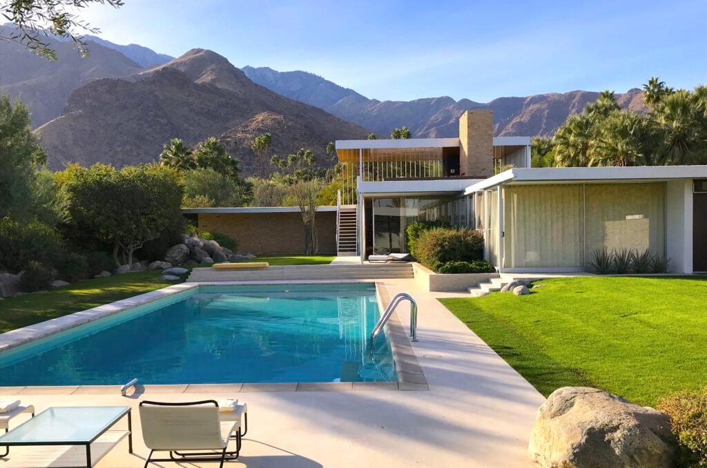 Kaufmann Desert House — Don't Worry Darling filming location in Palm Springs
