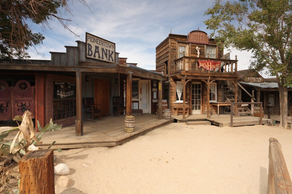 Pioneertown Mane Street Historic District — The Gene Autry Show filming location in Pioneertown