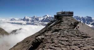 Piz Gloria / Schilthorn — On Her Majesty's Secret Service filming location in Mürren