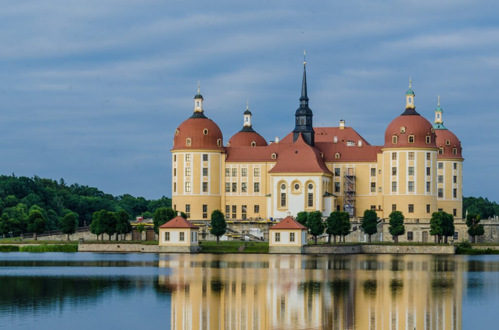 Moritzburg Castle — Three Wishes for Cinderella (Drei Haselnüsse für Aschenbrödel) filming location in Moritzburg (near Dresden)