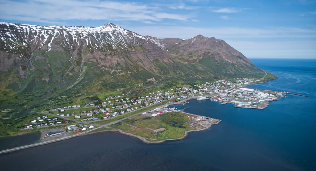 Siglufjörður — Trapped (Ófærð) filming location in Siglufjörður