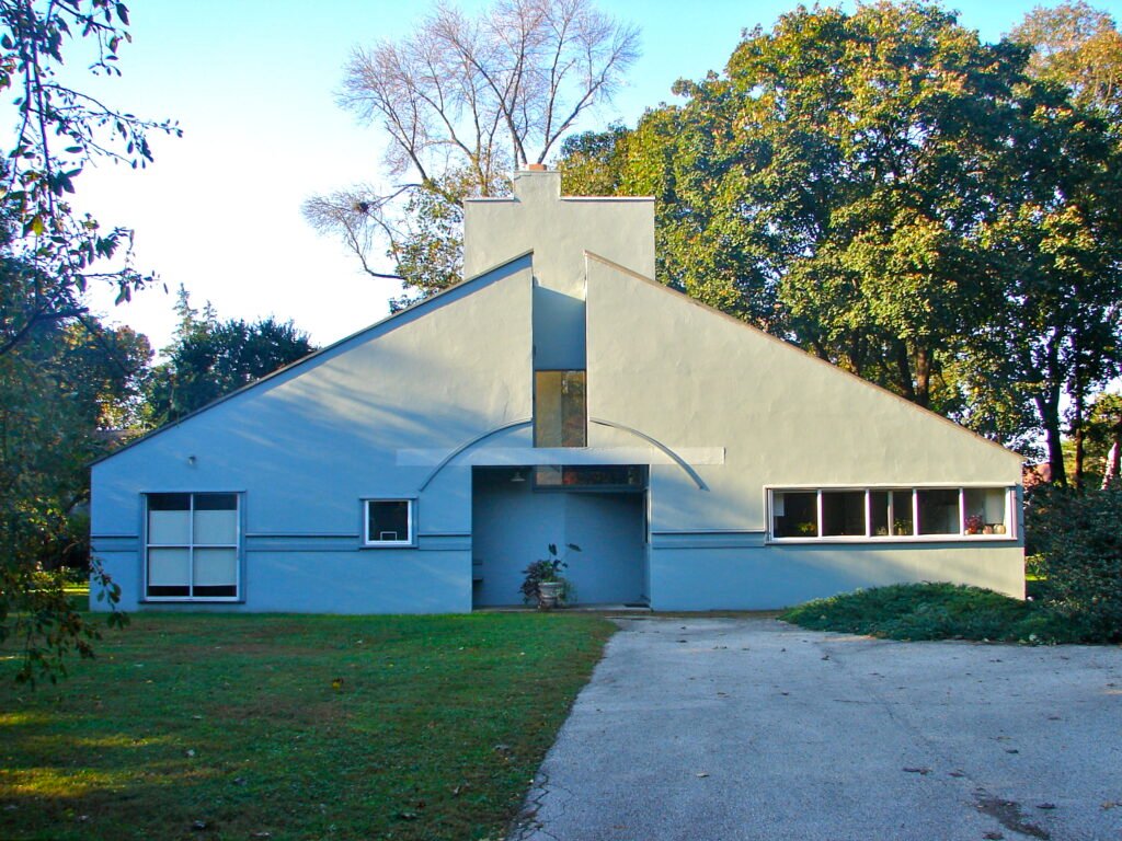 Vanna Venturi House — Masterworks of Modern American Architecture (US postage stamp series) filming location in Philadelphia